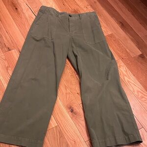 Nili Lotan Leon Boy pant olive green